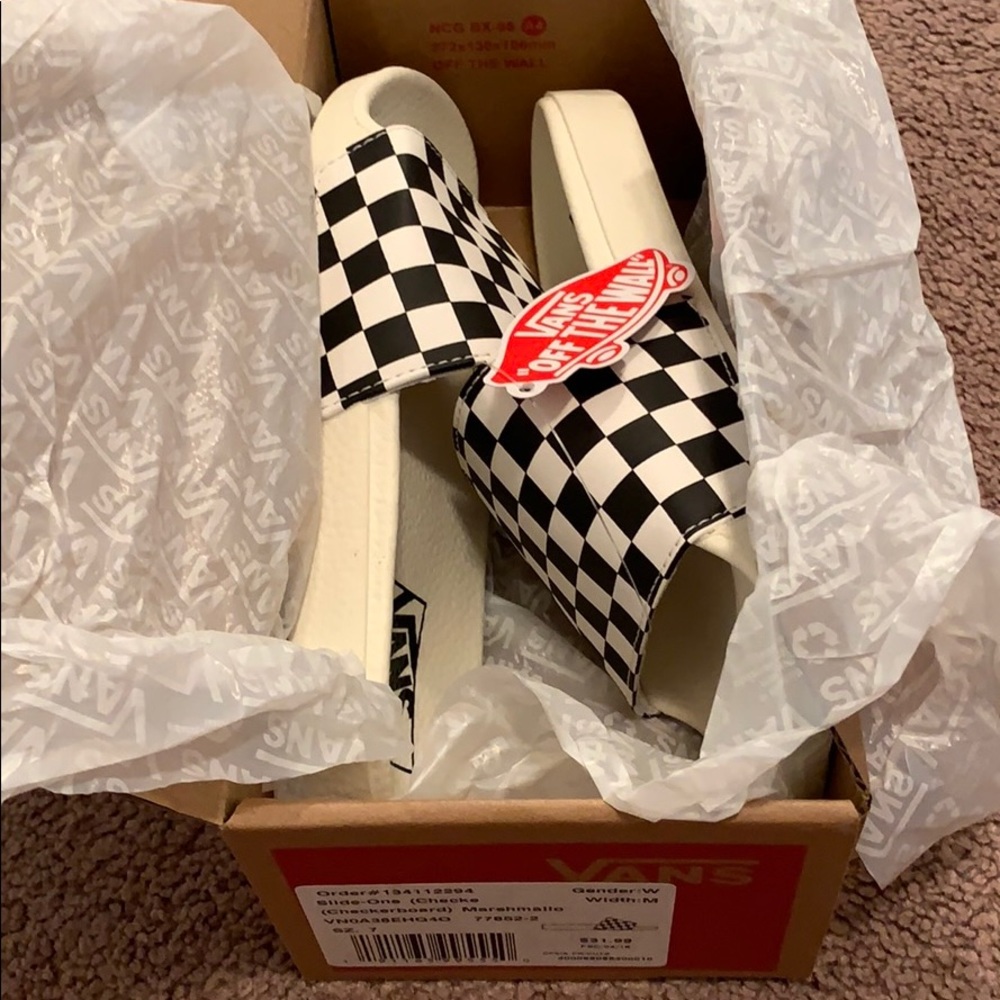 Checkered Van Slides